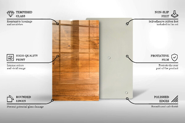 Glashällskydd modern Träskivor