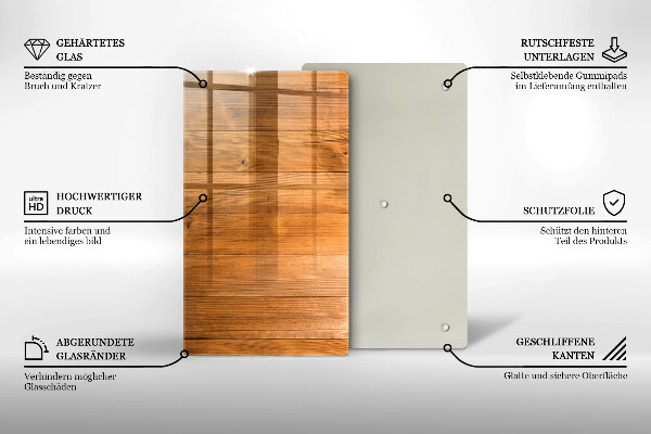 Glashällskydd modern Träskivor