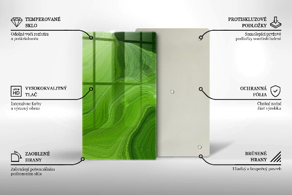 Glashällskydd modern Abstrakt konsistens