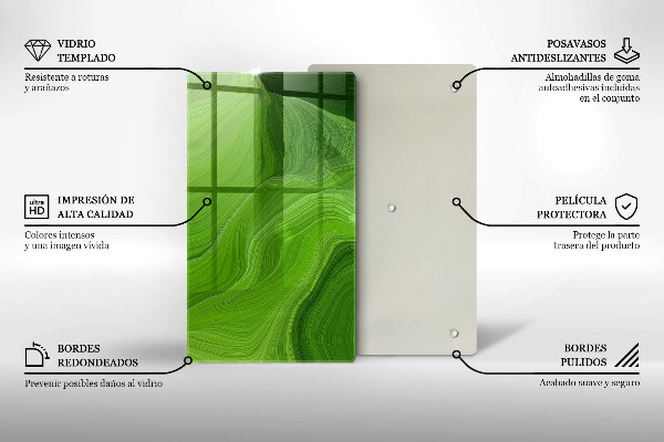 Glashällskydd modern Abstrakt konsistens
