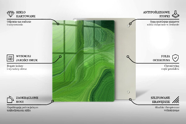Glashällskydd modern Abstrakt konsistens