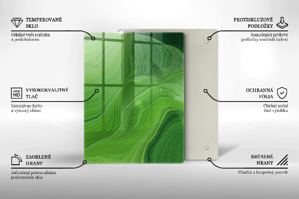 Glashällskydd modern Abstrakt konsistens