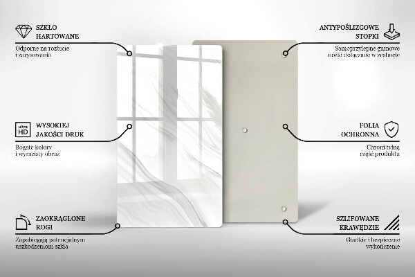 Glashällskydd modern Delikat marmor