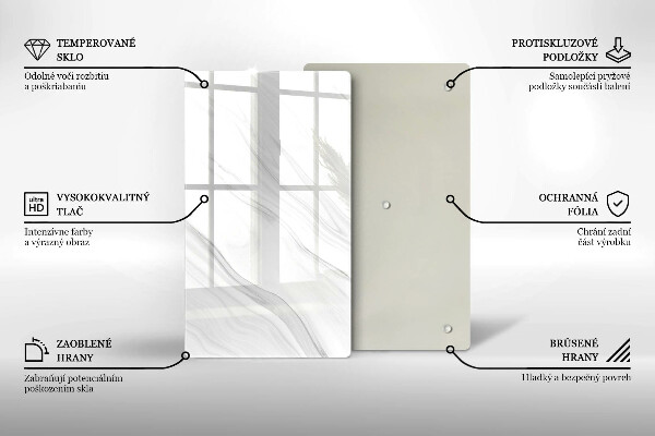 Glashällskydd modern Delikat marmor