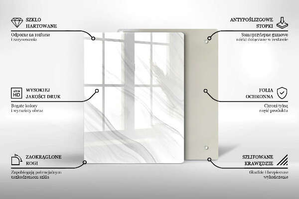 Glashällskydd modern Delikat marmor