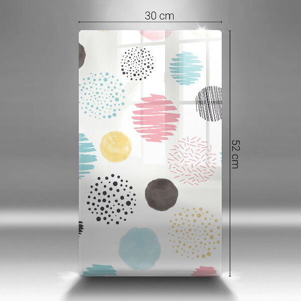 Glashällskydd modern Målade former