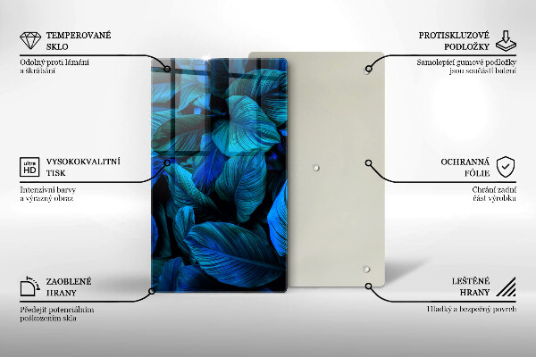 Glashällskydd modern Lämnar djungelvegetation