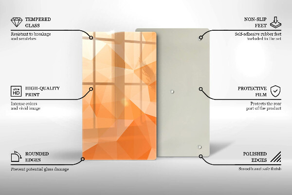 Glashällskydd modern Geometrisk bakgrund