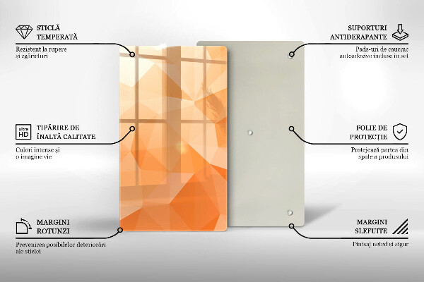 Glashällskydd modern Geometrisk bakgrund