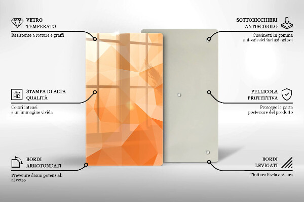 Glashällskydd modern Geometrisk bakgrund