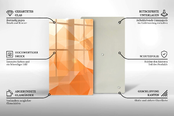 Glashällskydd modern Geometrisk bakgrund