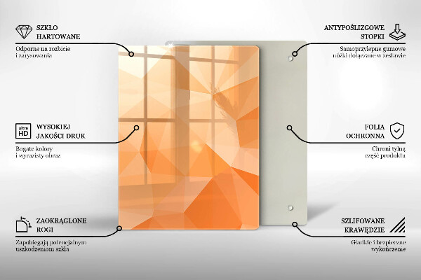 Glashällskydd modern Geometrisk bakgrund