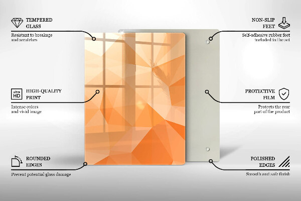 Glashällskydd modern Geometrisk bakgrund