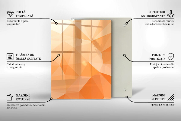 Glashällskydd modern Geometrisk bakgrund