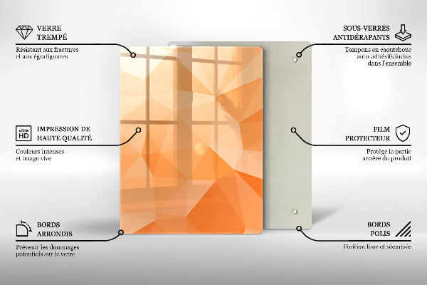 Glashällskydd modern Geometrisk bakgrund