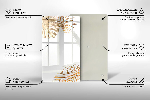 Glashällskydd modern Gyllene blad