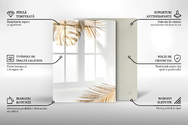 Glashällskydd modern Gyllene blad