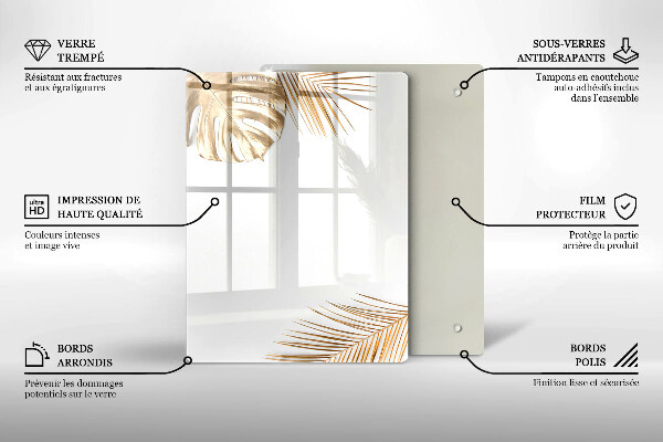 Glashällskydd modern Gyllene blad