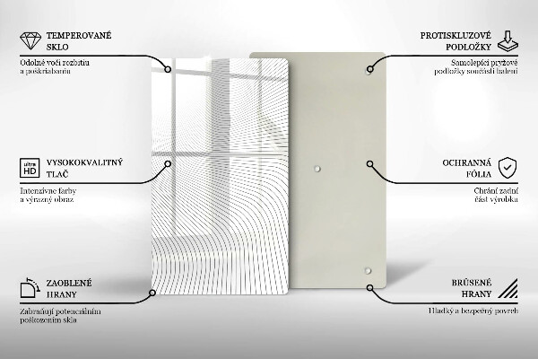 Glashällskydd modern Modernt linjemönster