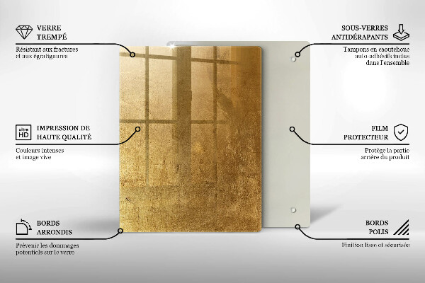 Glashällskydd modern Guld textur bakgrund