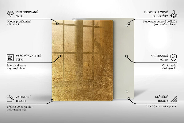Glashällskydd modern Guld textur bakgrund