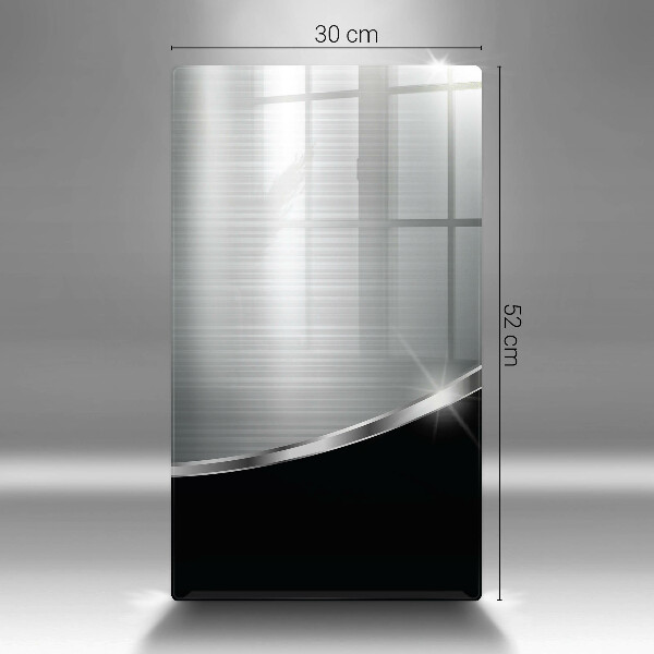 Glashällskydd modern Abstraktion med metall