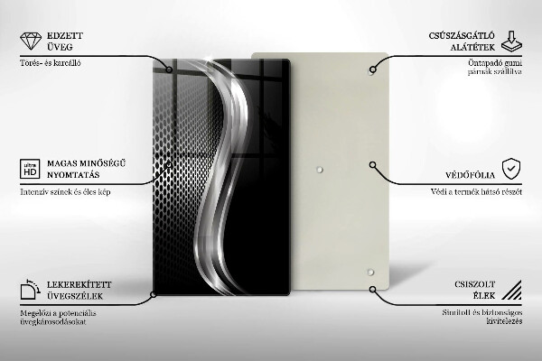 Glashällskydd modern Metallstruktur