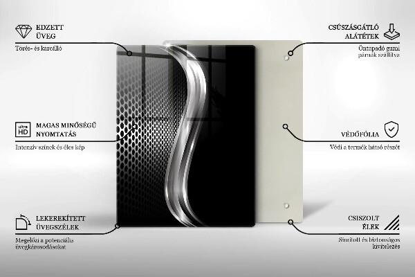Glashällskydd modern Metallstruktur