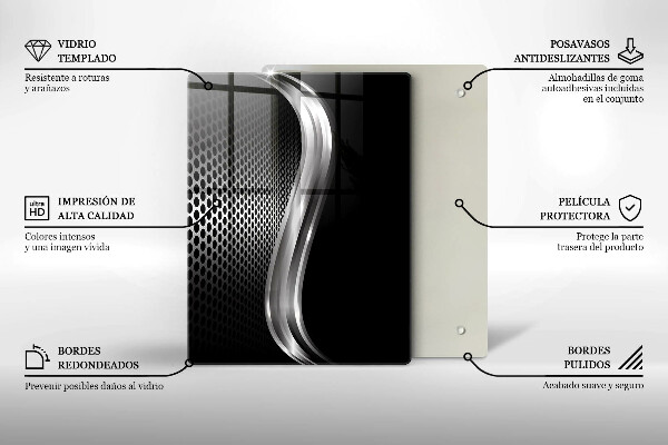 Glashällskydd modern Metallstruktur