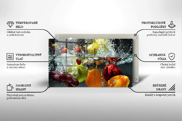 Spisskyddsplatta original Saftig frukt i vatten