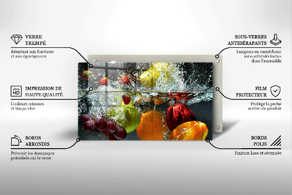 Spisskyddsplatta original Saftig frukt i vatten