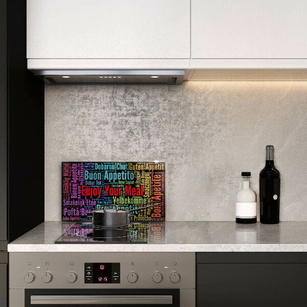 Spisskyddsplatta original God aptit undertexter språk