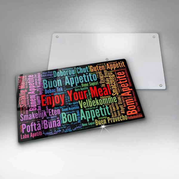 Spisskyddsplatta original God aptit undertexter språk