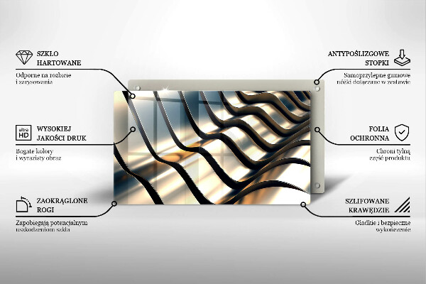 Spisskyddsplatta original 3d metallformer