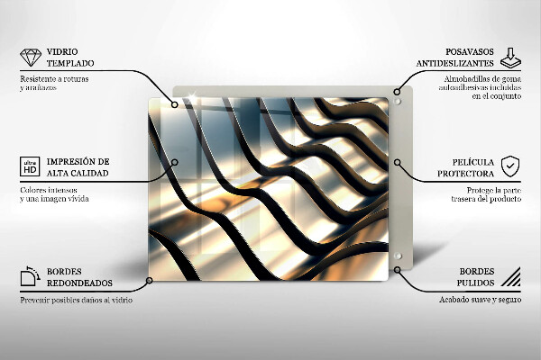 Spisskyddsplatta original 3d metallformer