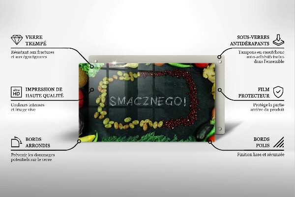 Spisskyddsplatta original Inskriptionen bon appetit!