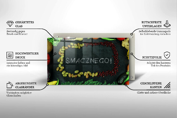 Spisskyddsplatta original Inskriptionen bon appetit!