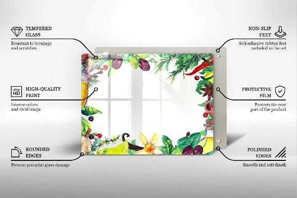 Kokkärlskydd original Målad mat