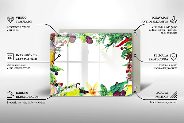 Kokkärlskydd original Målad mat