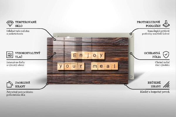 Kokkärlskydd original Inskriptionen njut av din måltid