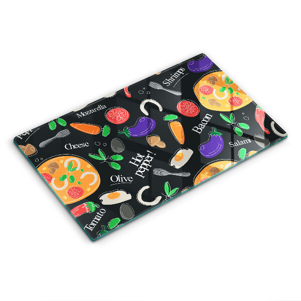 Spisskyddsplatta original Mat illustration