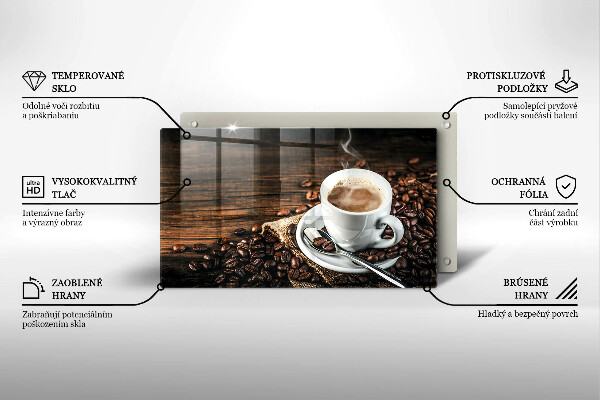 Kokkärlskydd original Kopp och kaffebönor