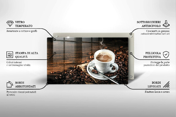 Kokkärlskydd original Kopp och kaffebönor