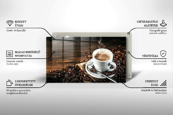 Kokkärlskydd original Kopp och kaffebönor