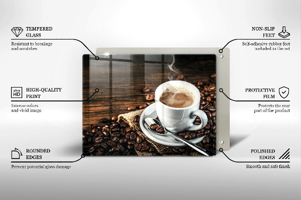 Kokkärlskydd original Kopp och kaffebönor