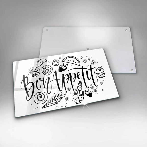 Kokkärlskydd original Inskriptionen bon appetit