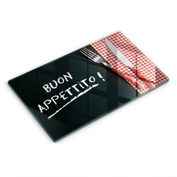 Glashällskydd original Inskriptionen buon appetito!