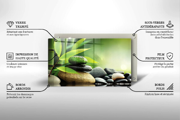 Kokkärlskydd original Zen bambu stenar