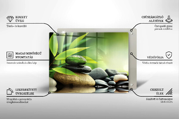 Kokkärlskydd original Zen bambu stenar