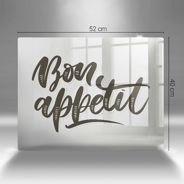 Kokkärlskydd original Inskriptionen bon appetit